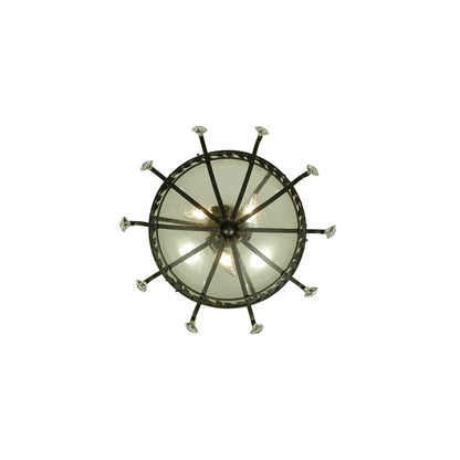 Florentine 3 Light 24" Wide Semi-Flush Bowl Ceiling Fixture