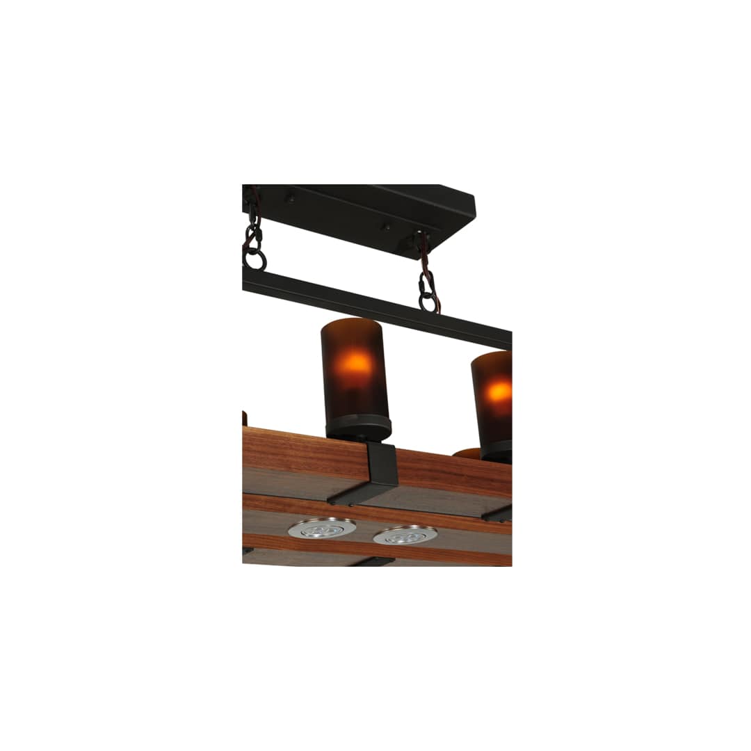 Grand Terrace 20 Light 72" Wide Wrought Iron Candle Style Chandelier