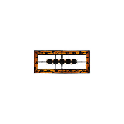 Wildlife at Dusk 12 Light 81" Wide Flush Mount Ceiling Fixture