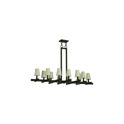 Dante 12 Light 54" Wide Linear Chandelier