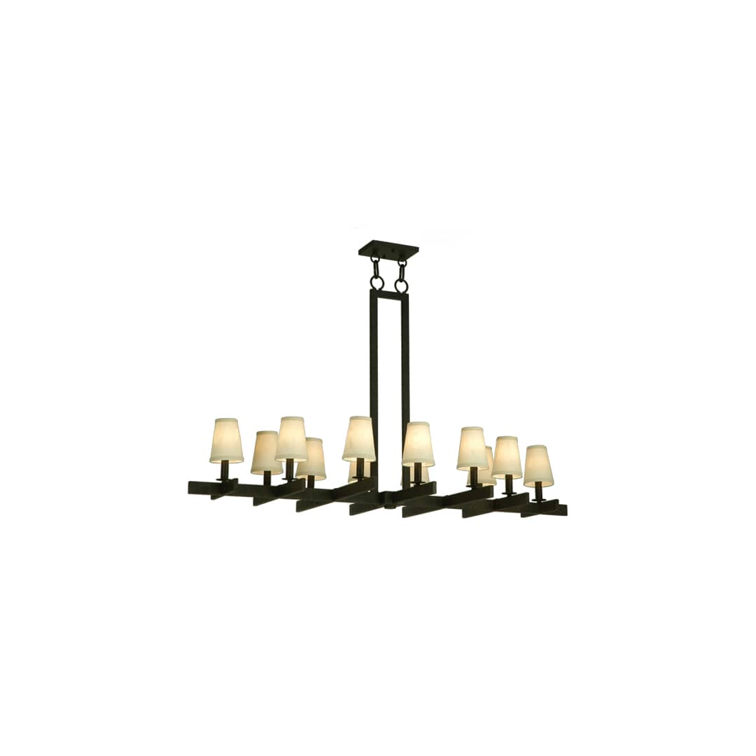 Dante 12 Light 54" Wide Linear Chandelier