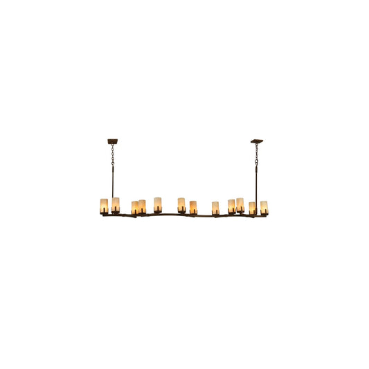 Cero 12 Light 96" Wide Pillar Candle Style Chandelier