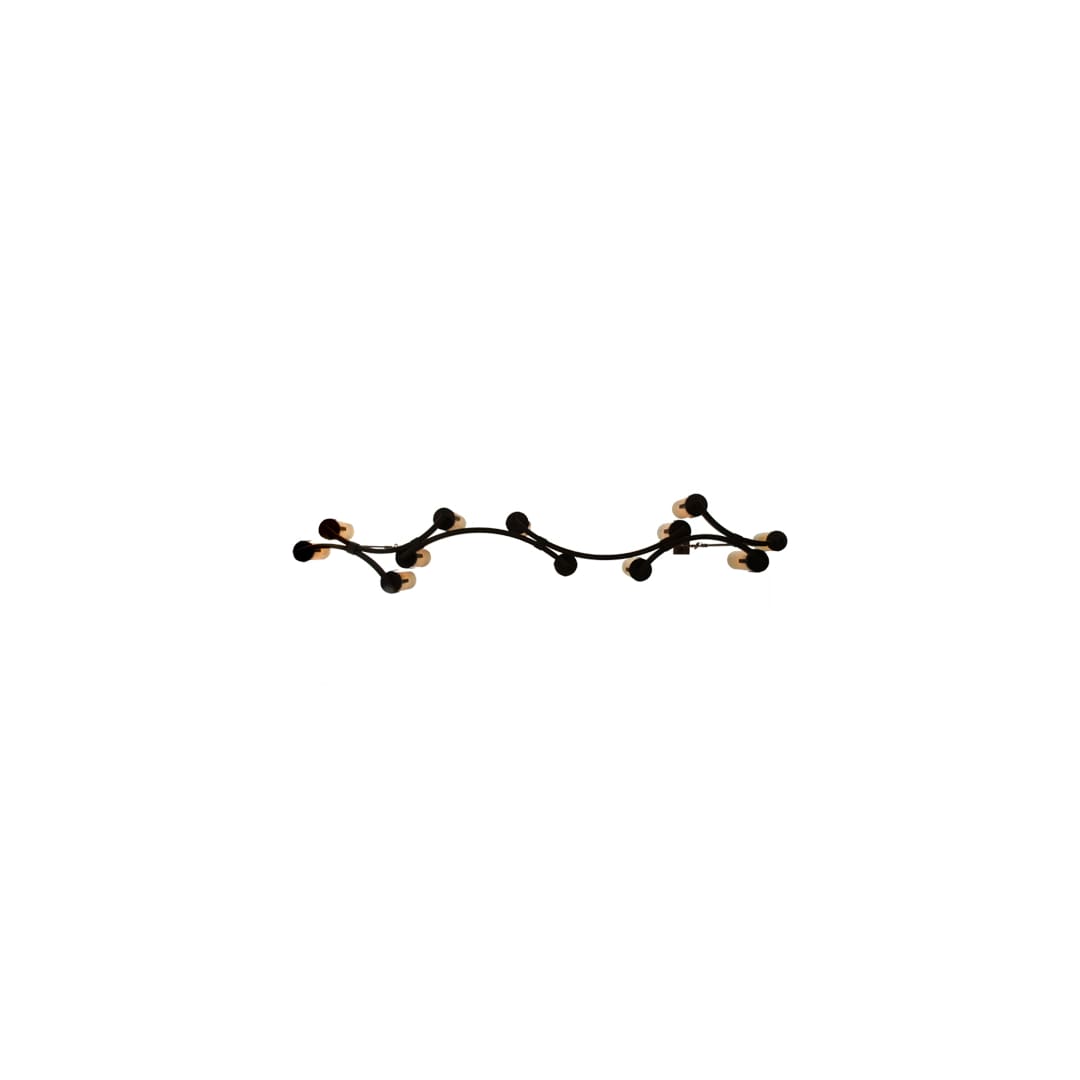 Cero 12 Light 96" Wide Pillar Candle Style Chandelier
