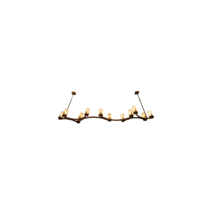 Cero 12 Light 96" Wide Pillar Candle Style Chandelier