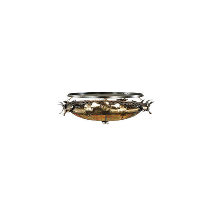 Greenbriar Oak 6 Light 44" Wide Semi-Flush Bowl Ceiling Fixture