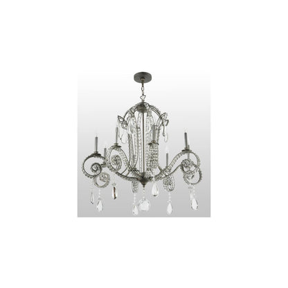Lucerne 8 Light 40" Wide Crystal Candle Style Chandelier
