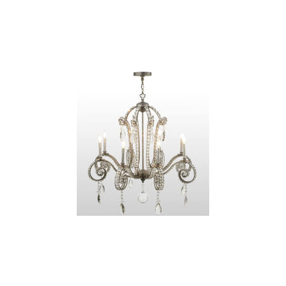 Lucerne 8 Light 40" Wide Crystal Candle Style Chandelier