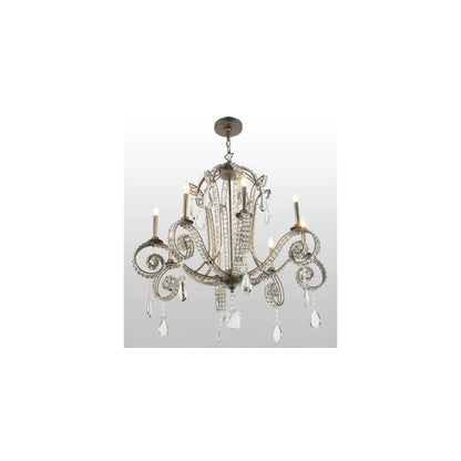 Lucerne 8 Light 40" Wide Crystal Candle Style Chandelier