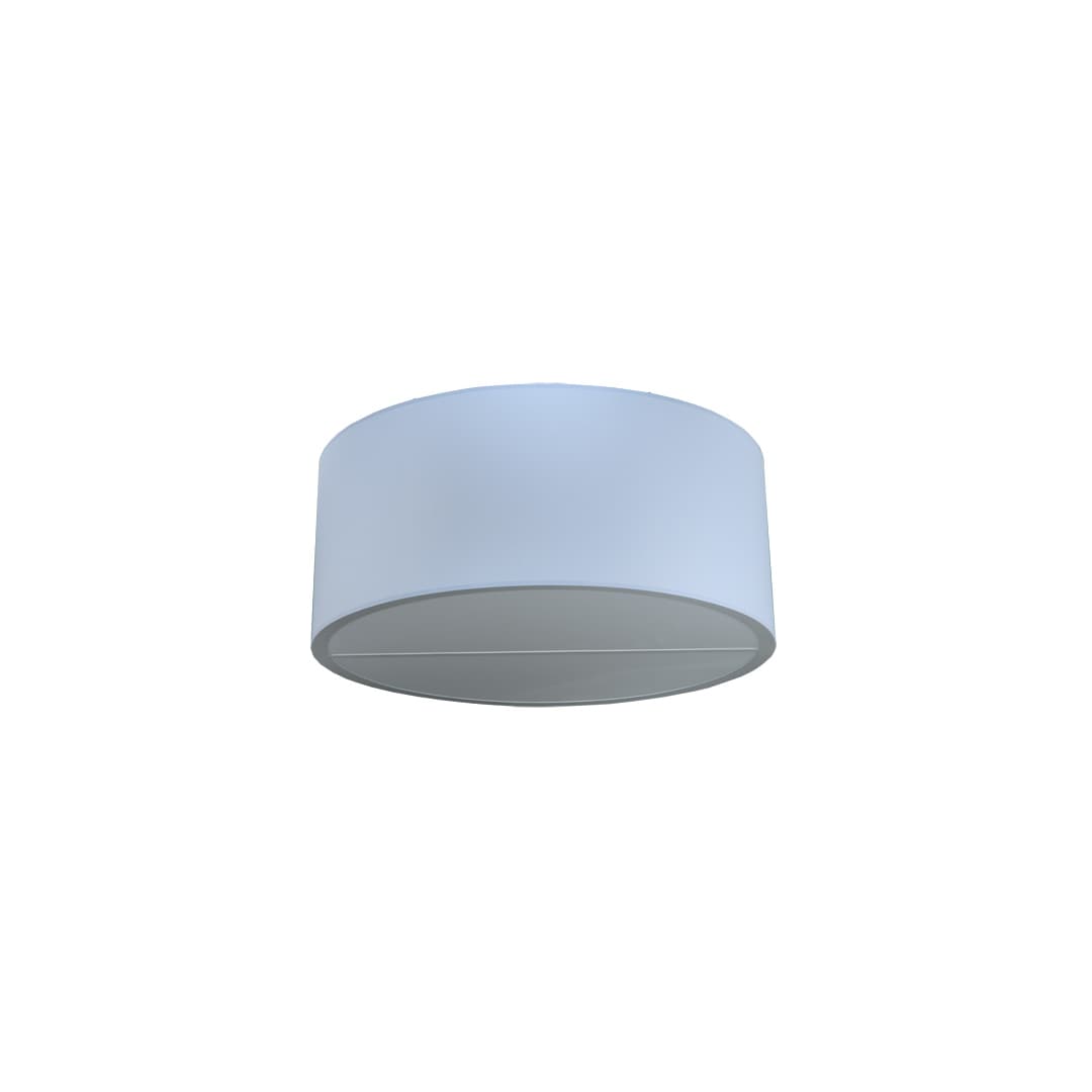 Cilindro 6 Light 60" Wide Flush Mount Drum Ceiling Fixture - Nickel Finish - GU24 Bulb Base