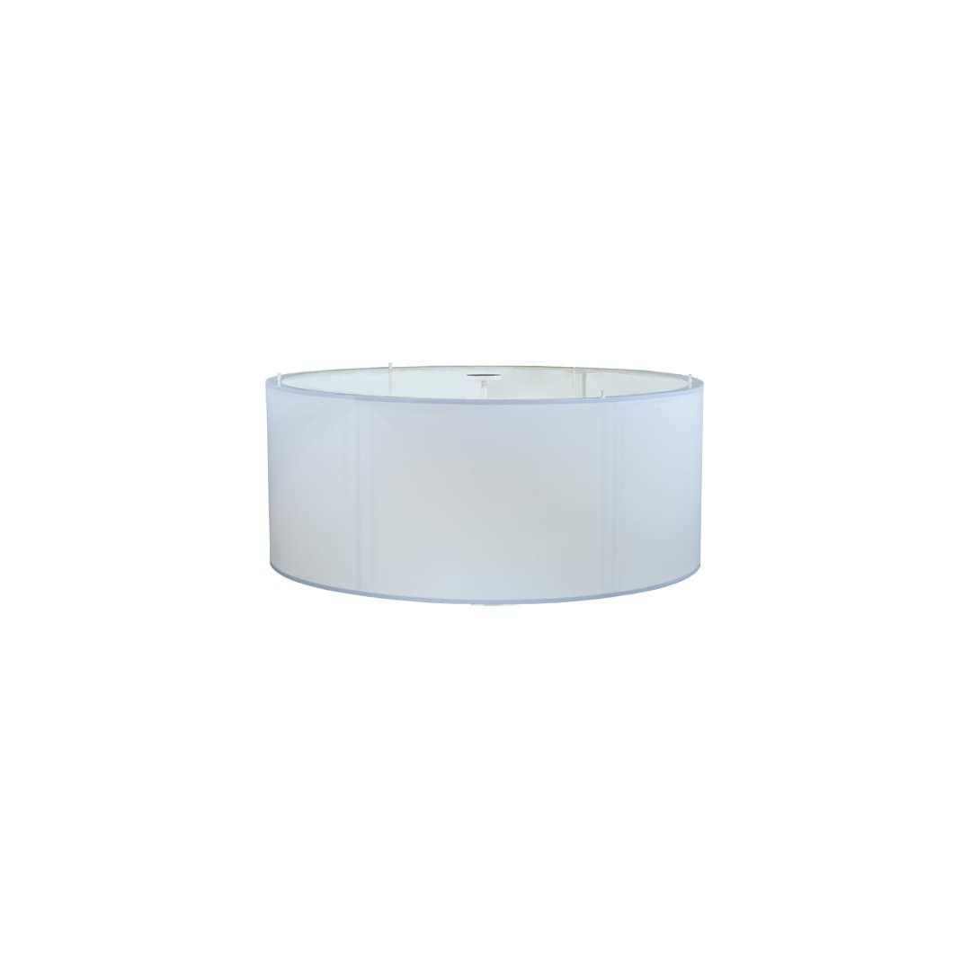 Cilindro 6 Light 60" Wide Flush Mount Drum Ceiling Fixture - Nickel Finish - GU24 Bulb Base