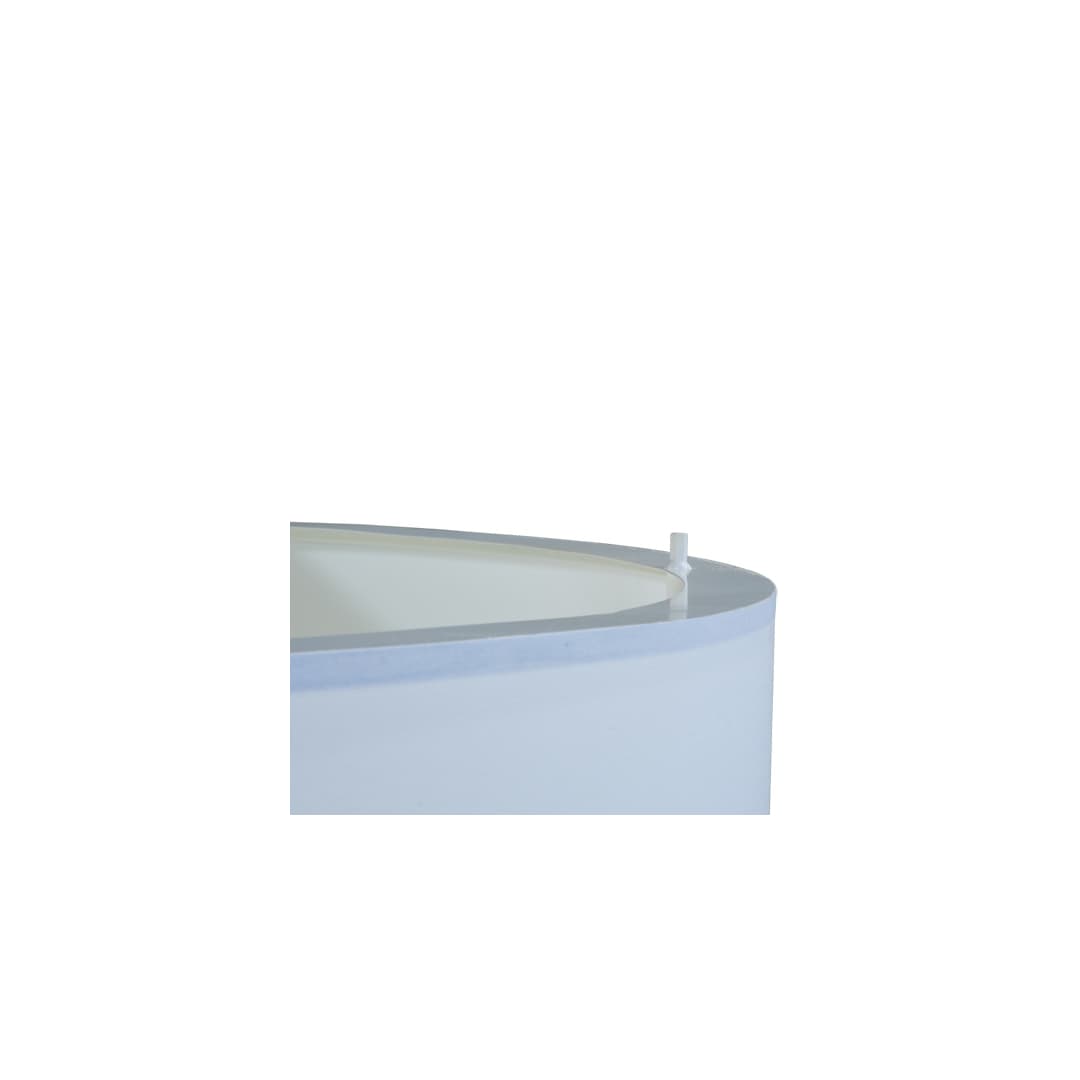 Cilindro 6 Light 60" Wide Flush Mount Drum Ceiling Fixture - Nickel Finish - GU24 Bulb Base