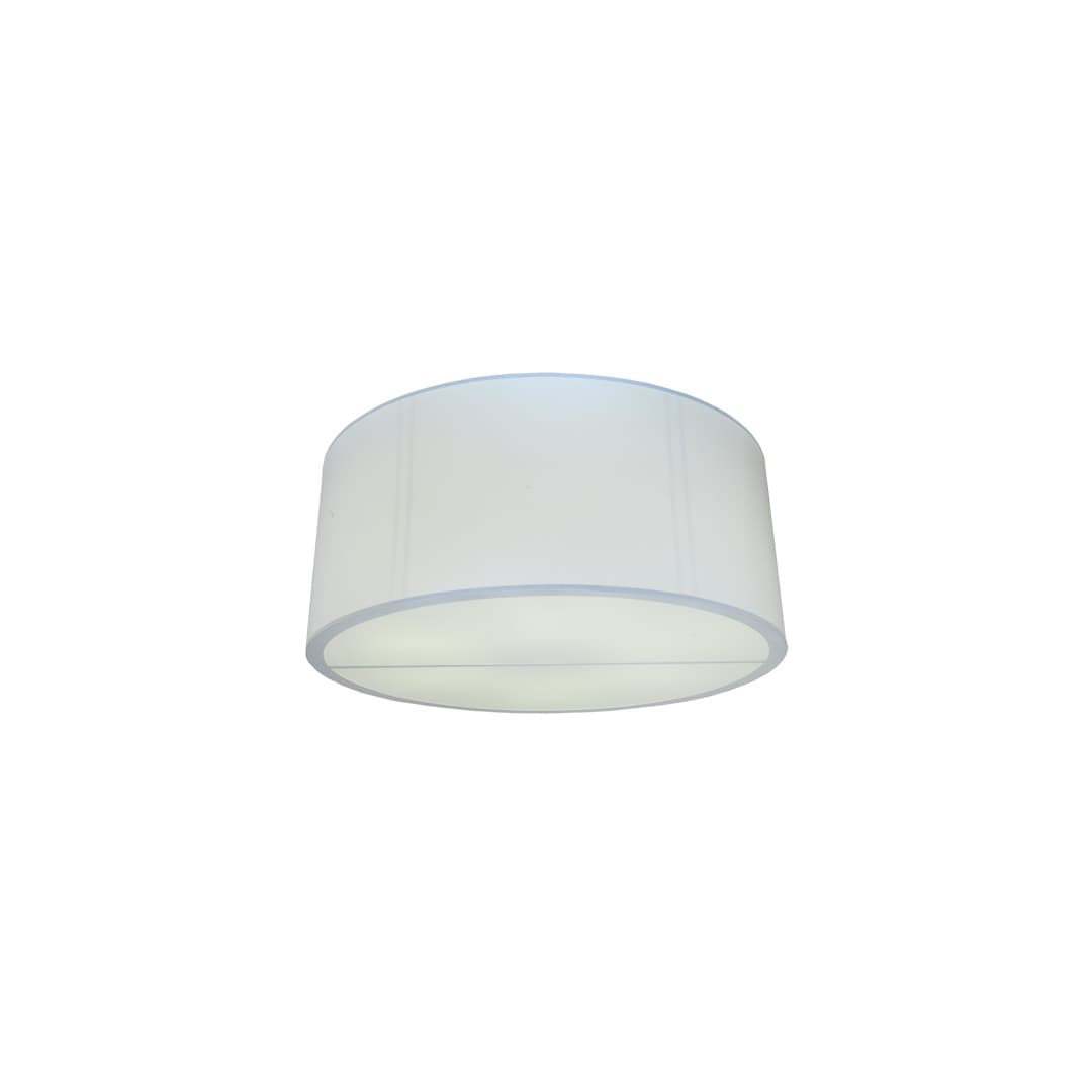 Cilindro 6 Light 60" Wide Flush Mount Drum Ceiling Fixture - Nickel Finish - GU24 Bulb Base