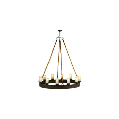 Costello 12 Light 50" Wide Pillar Candle Style Chandelier