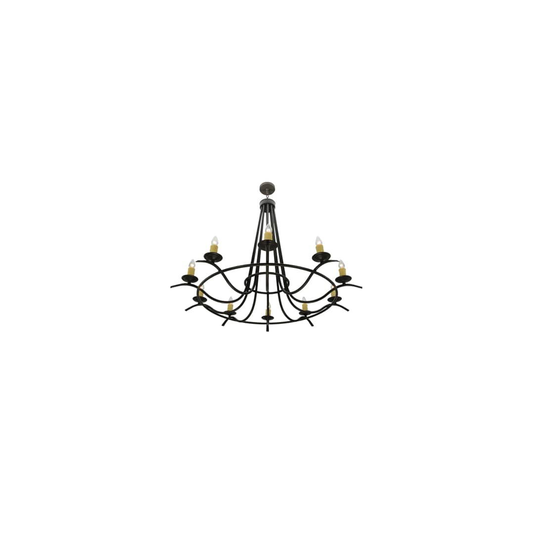Octavia 10 Light 58" Wide Taper Candle Style Chandelier