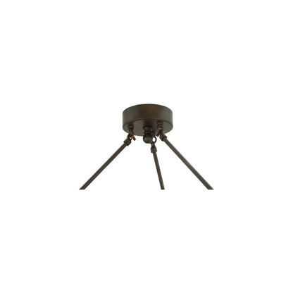 Cilindro Calico 12 Light 27" Wide Semi-Flush Drum Ceiling Fixture