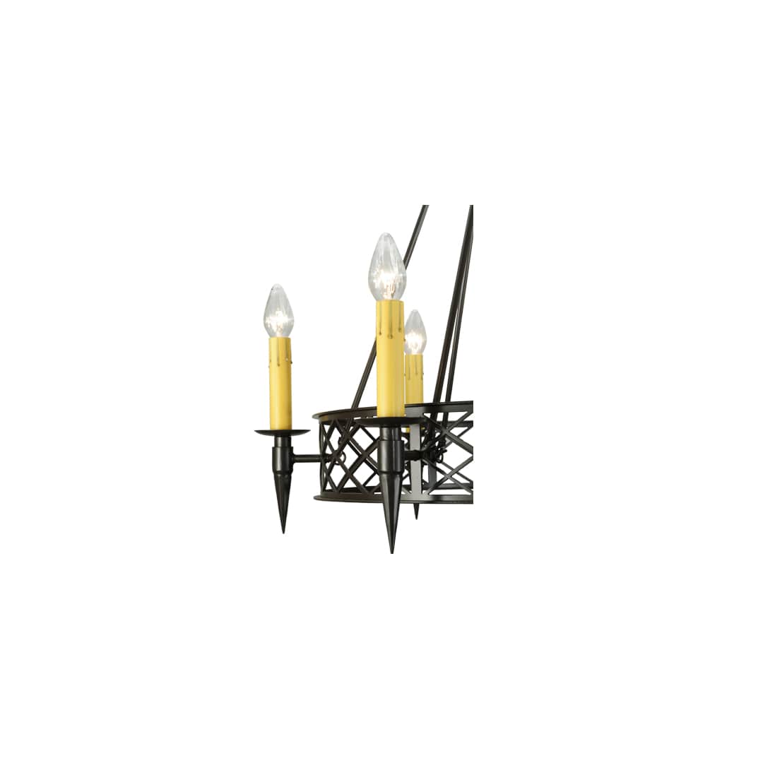 Topridge 6 Light 33" Wide Taper Candle Style Chandelier