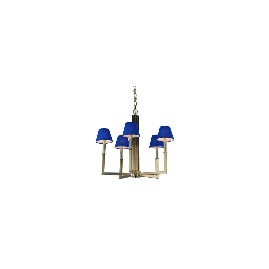 Rula 5 Light 24" Wide Chandelier - Brushed Nickel Finish