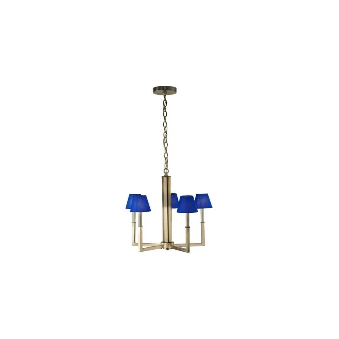 Rula 5 Light 24" Wide Chandelier - Brushed Nickel Finish