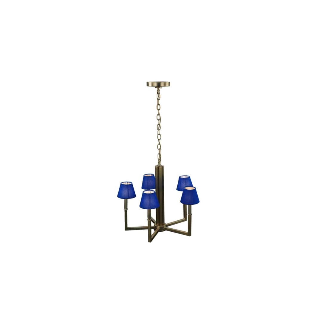 Rula 5 Light 24" Wide Chandelier - Brushed Nickel Finish