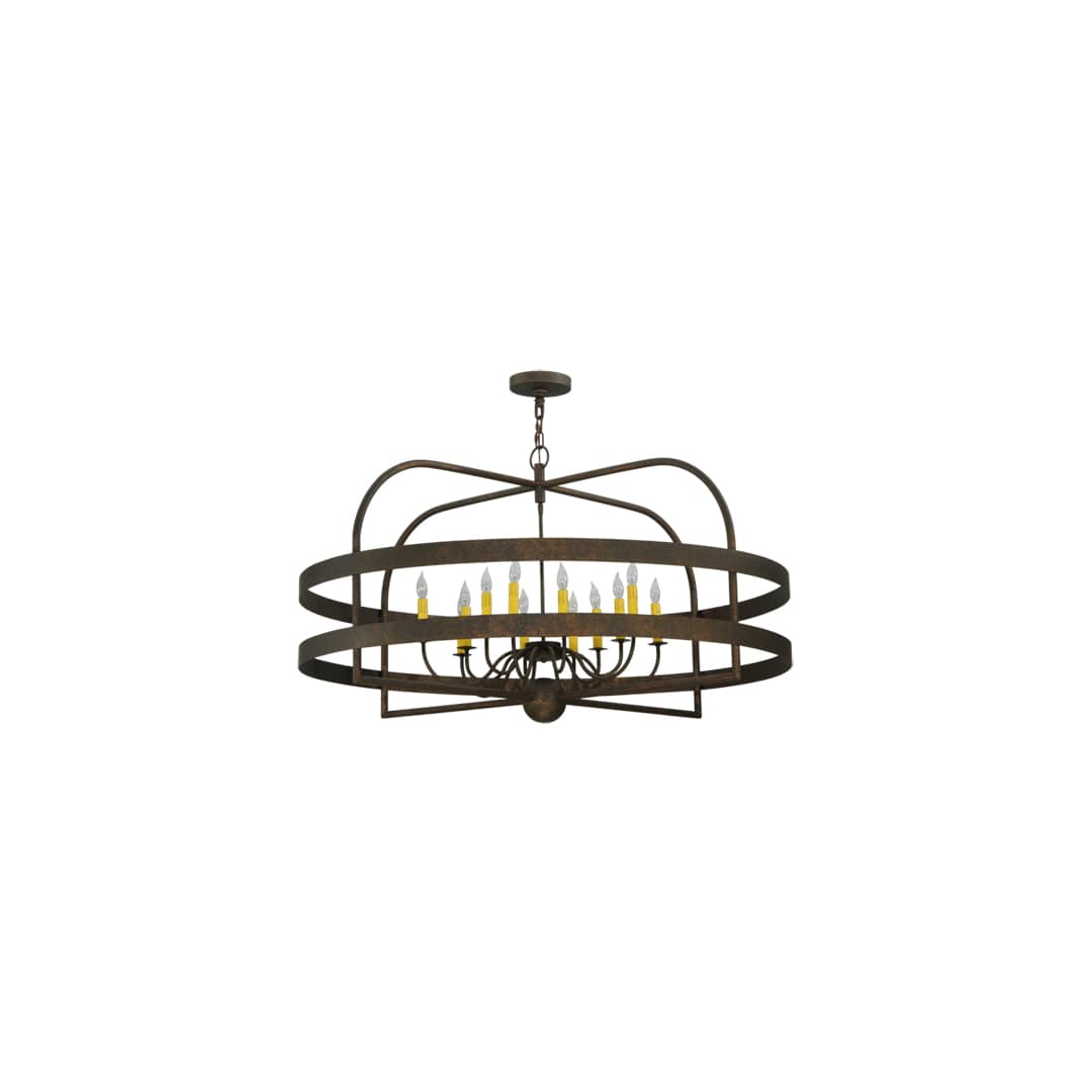 Aldari 12 Light 48" Wide Taper Candle Style Chandelier