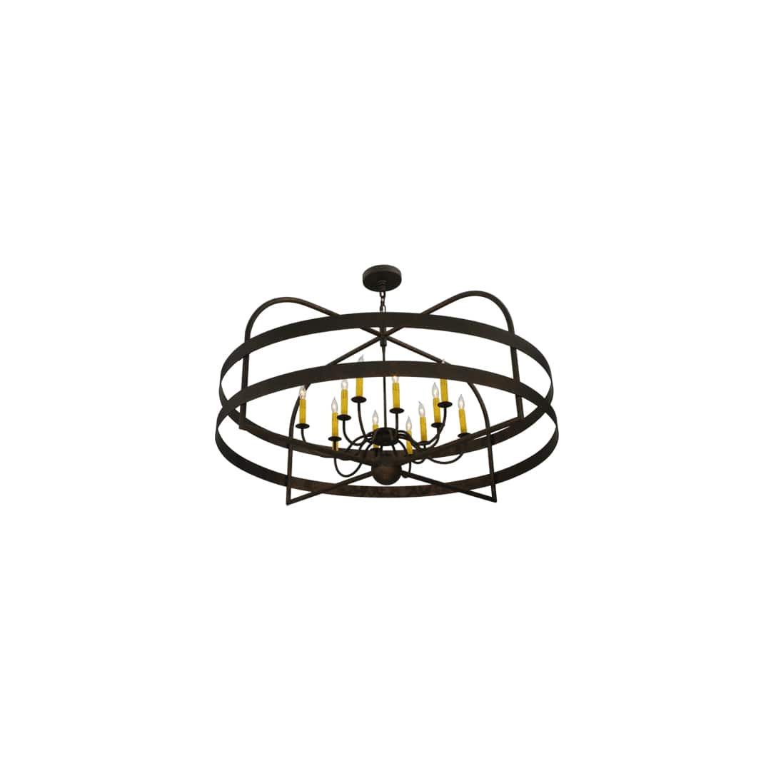 Aldari 12 Light 48" Wide Taper Candle Style Chandelier