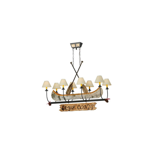 Personalized 8 Light 50" Wide Linear Chandelier