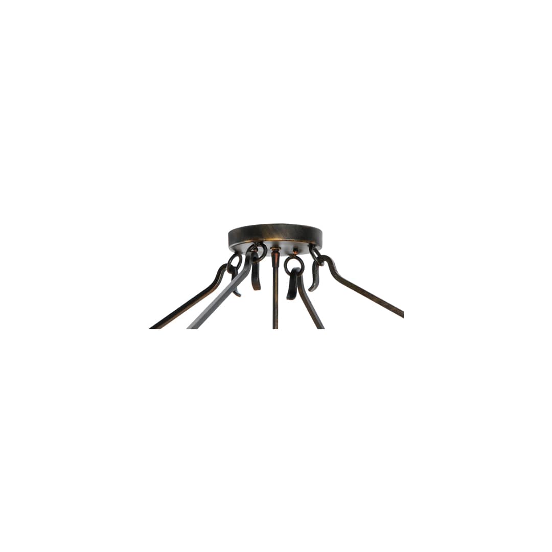 Zandra 4 Light 43" Wide Semi-Flush Ceiling Fixture