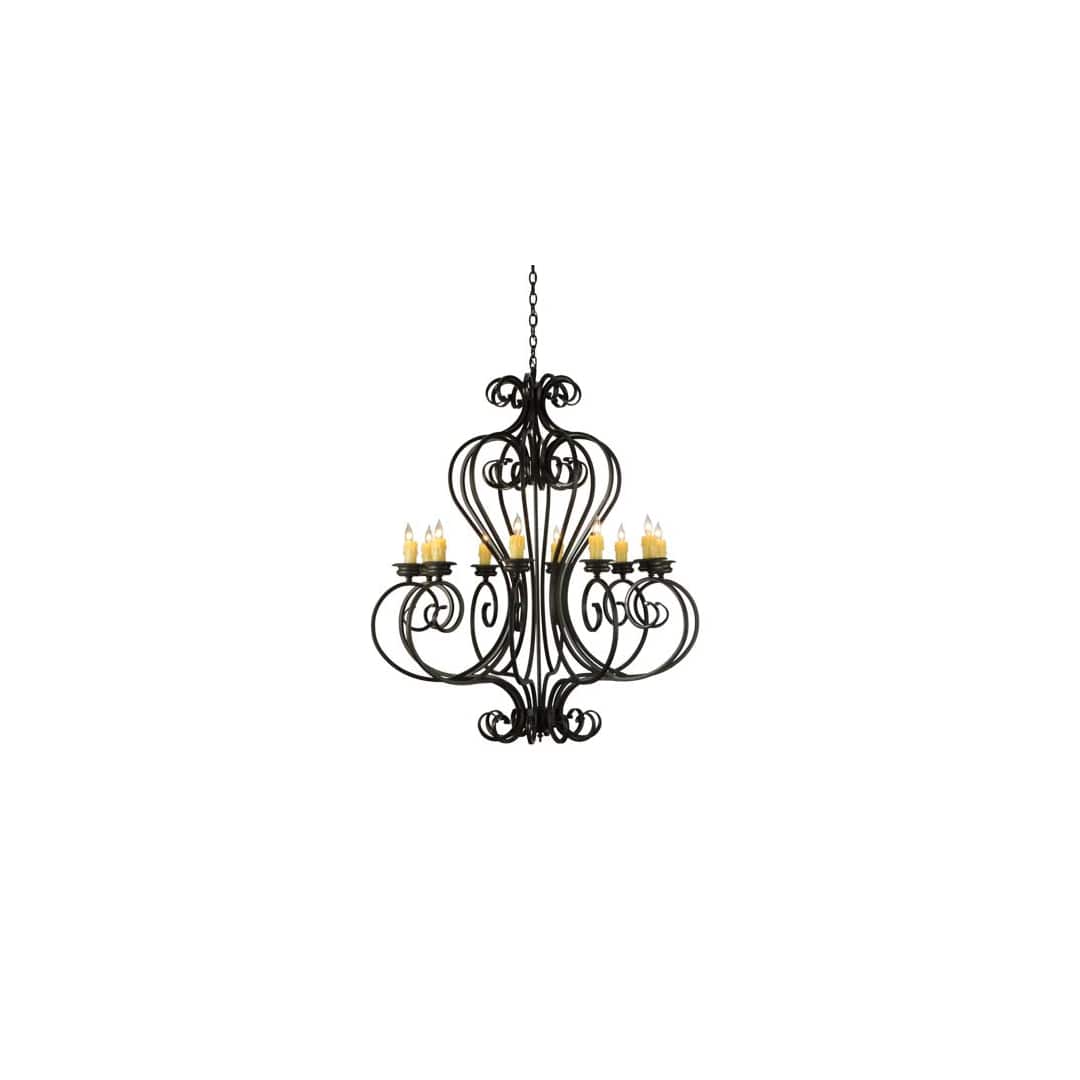 Fernando 10 Light 42" Wide Taper Candle Style Chandelier