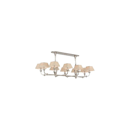 Cesta 10 Light 23" Wide Linear Chandelier