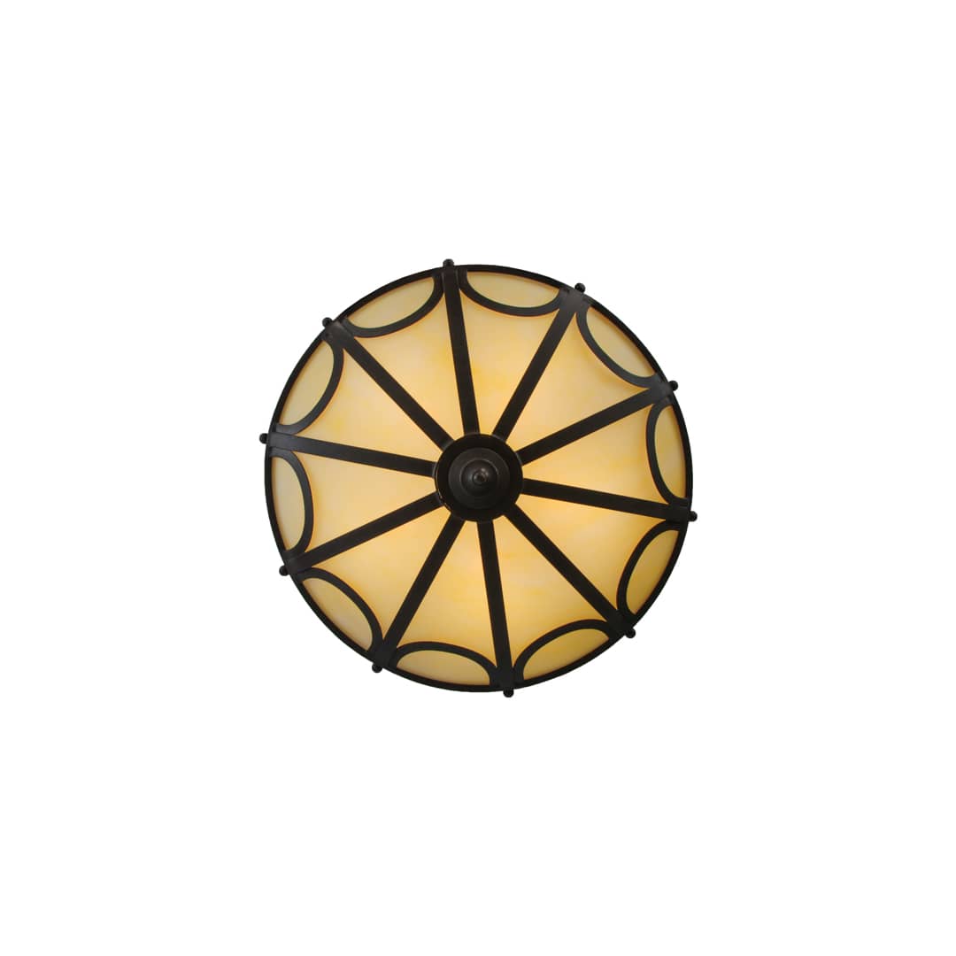 Carousel 5 Light 29" Wide Semi-Flush Bowl Ceiling Fixture