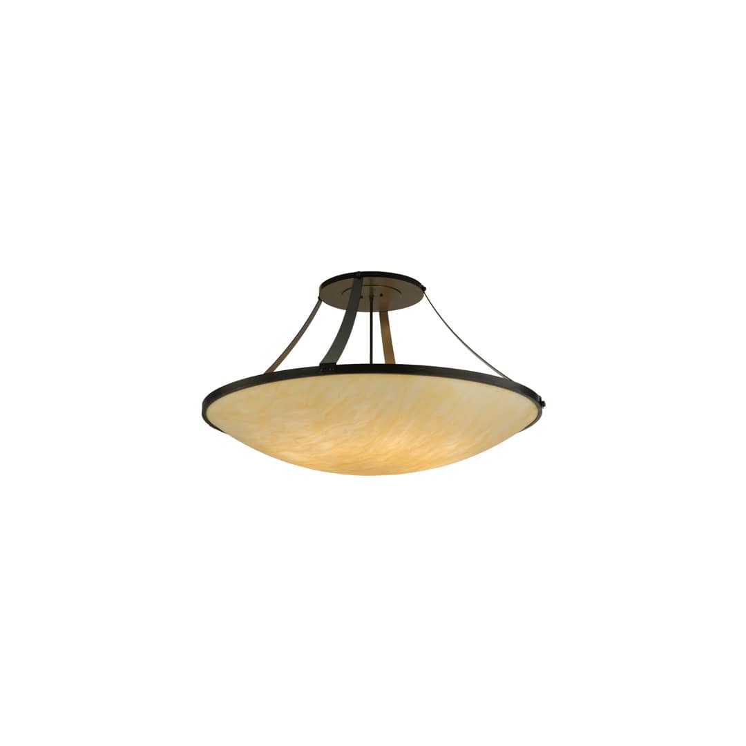 Urban 8 Light 44" Wide Semi-Flush Bowl Ceiling Fixture