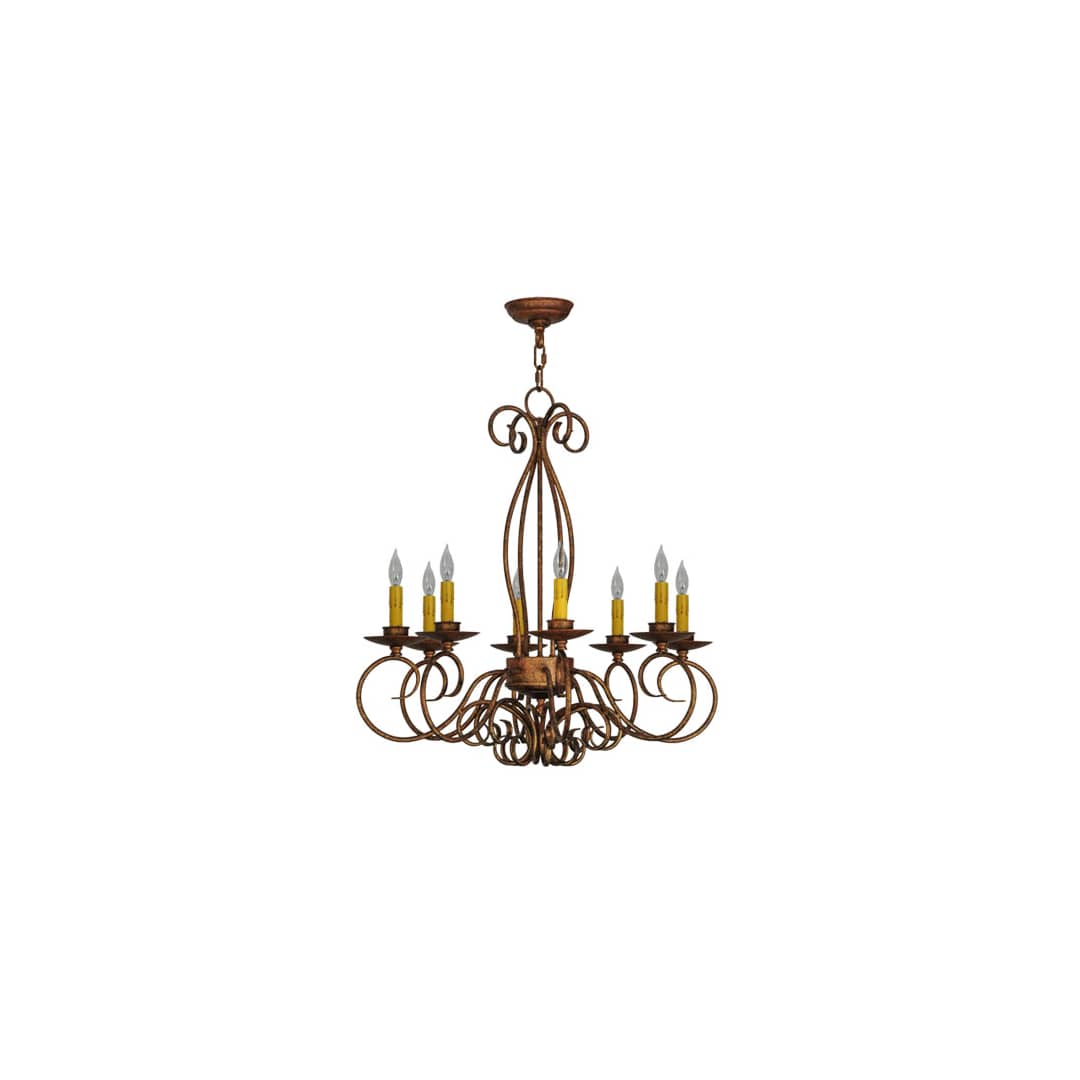 Elisha 8 Light 26" Wide Taper Candle Style Chandelier