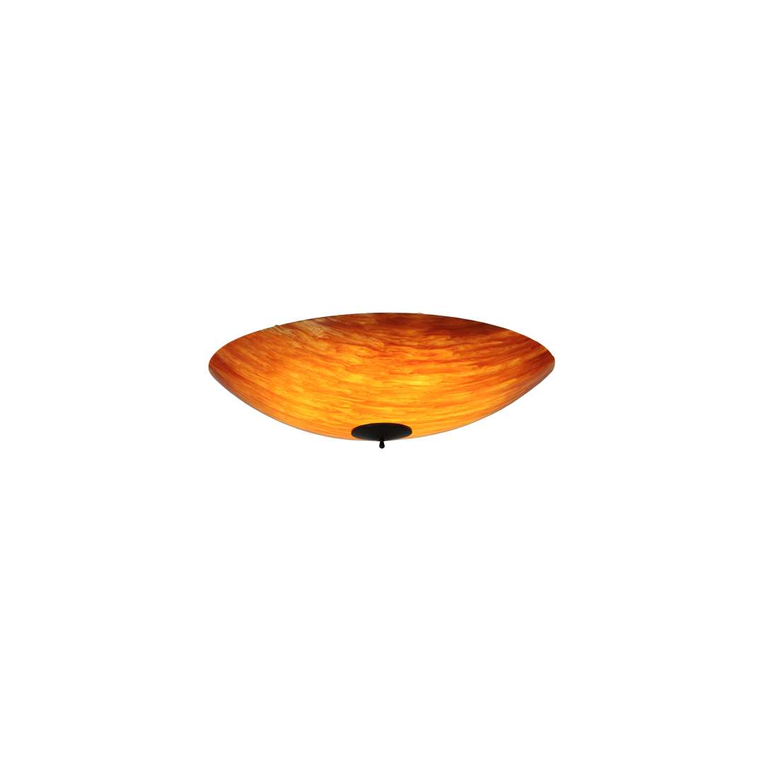 Madison 12 Light 14" Tall Semi-Flush Bowl Ceiling Fixture - Timeless Bronze Finish