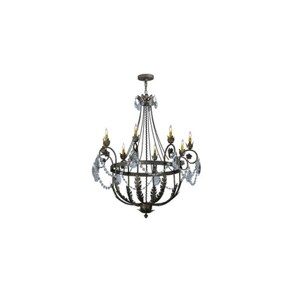 Antonia 8 Light 43" Wide Crystal Candle Style Chandelier