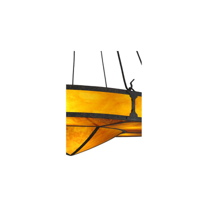 Timber 8 Light 48" Wide Drum Chandelier