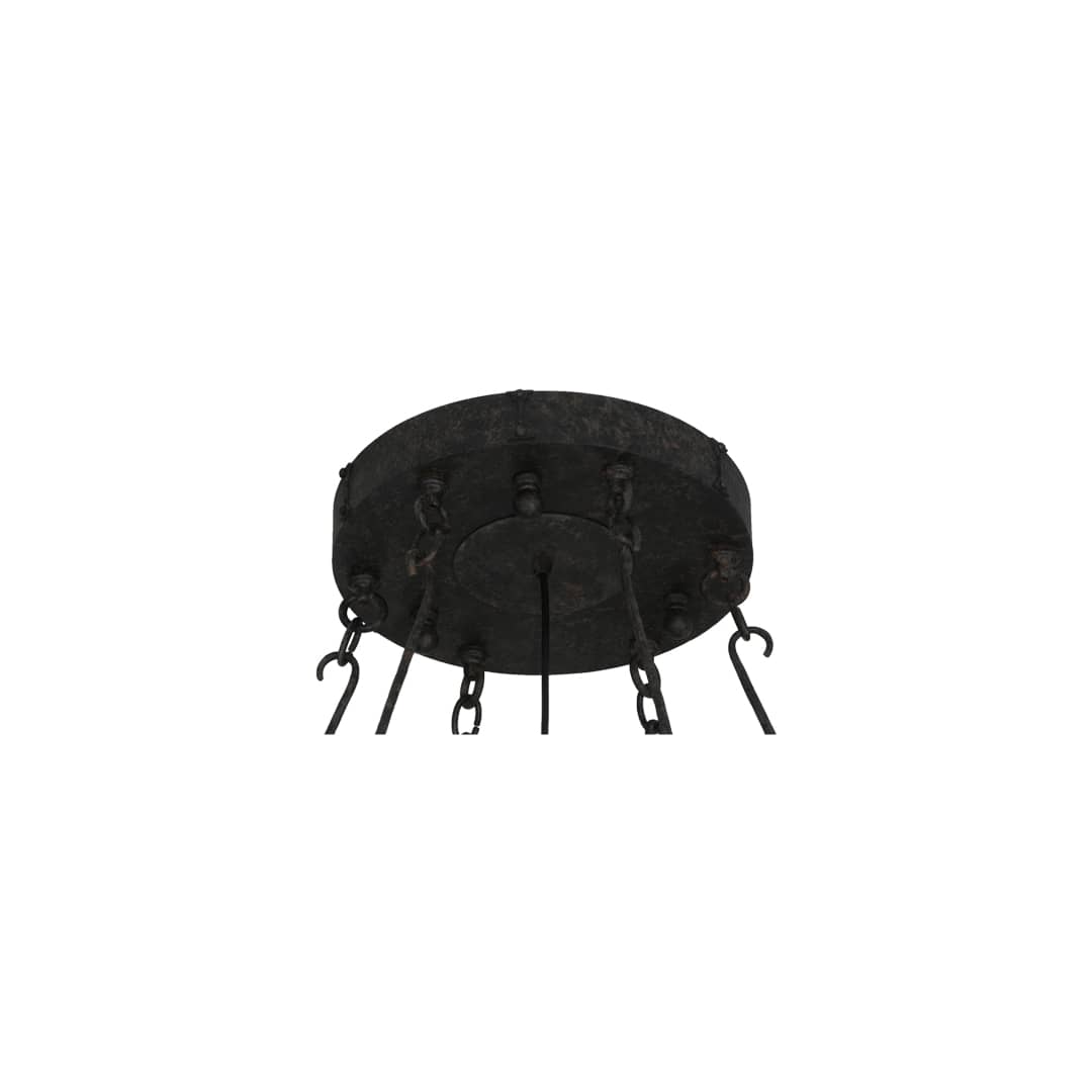 Timber 8 Light 48" Wide Drum Chandelier