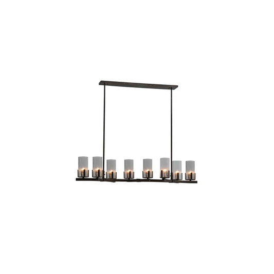 Long Cero 8 Light 16" Wide Linear Chandelier