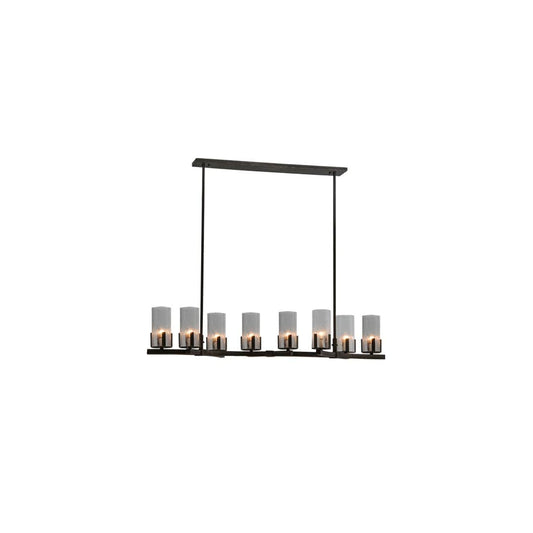 Long Cero 8 Light 16" Wide Linear Chandelier