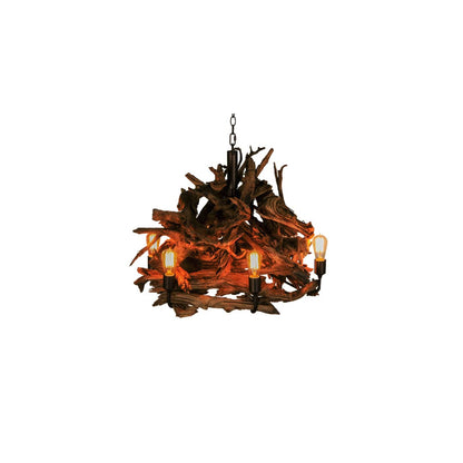 Driftwood 7 Light 30" Wide Abstract Chandelier