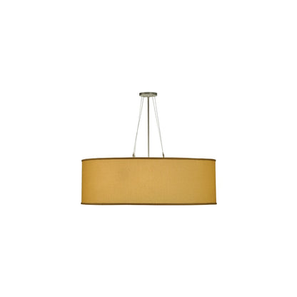 Cilindro Honey Bombay 3 Light 36" Wide Semi-Flush Drum Ceiling Fixture