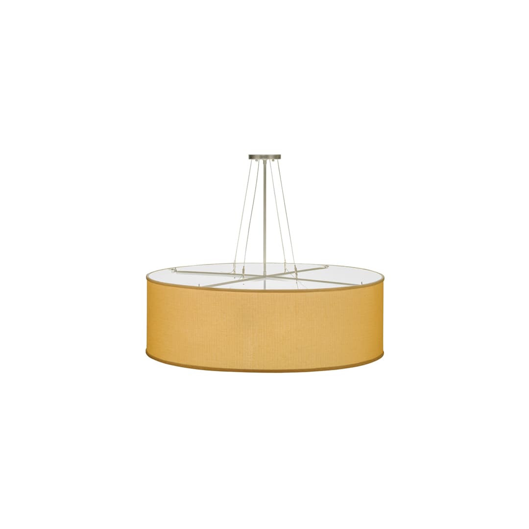 Cilindro Honey Bombay 3 Light 36" Wide Semi-Flush Drum Ceiling Fixture