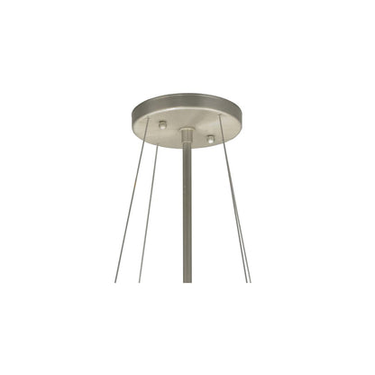 Cilindro Honey Bombay 3 Light 36" Wide Semi-Flush Drum Ceiling Fixture