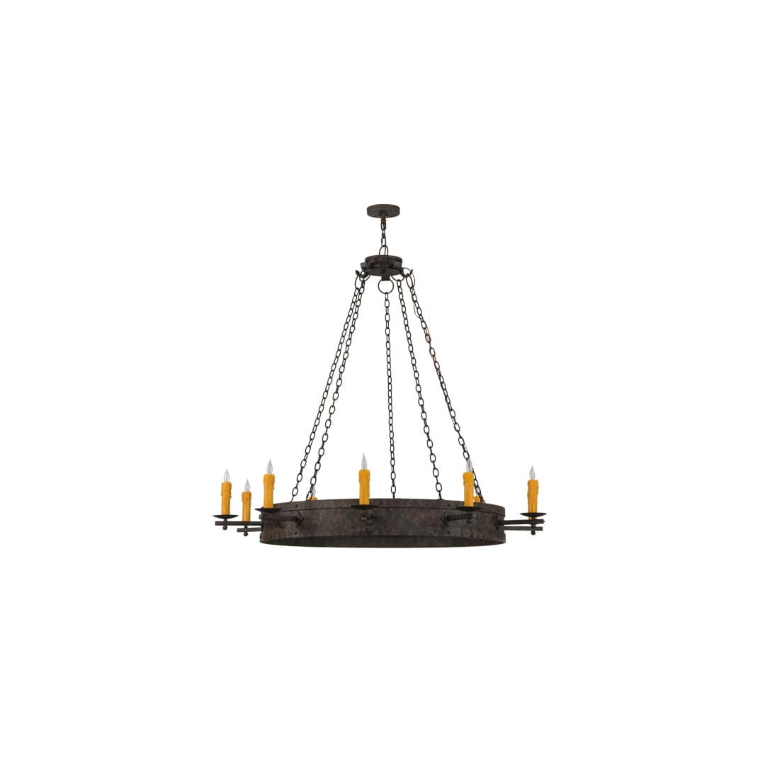Parnella 10 Light 60" Wide Taper Candle Ring Chandelier