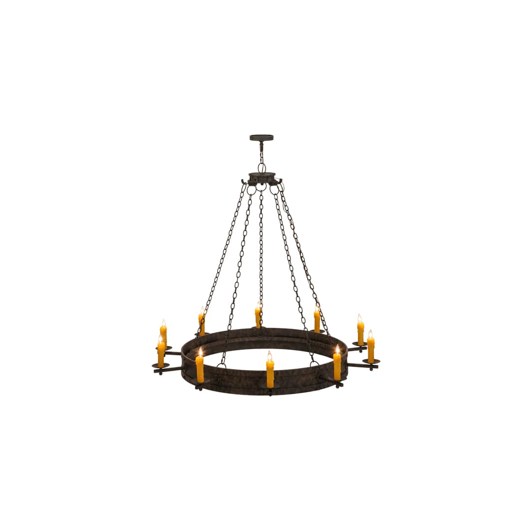 Parnella 10 Light 60" Wide Taper Candle Ring Chandelier