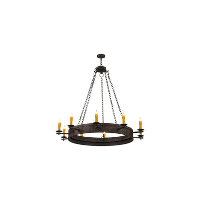 Parnella 10 Light 60" Wide Taper Candle Ring Chandelier