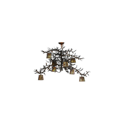 Pine Branch 8 Light 48" Wide Chandelier