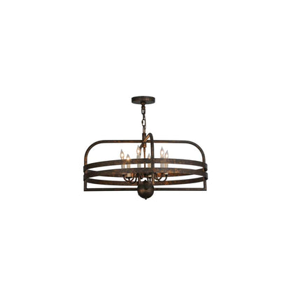 Aldari 6 Light 32" Wide Taper Candle Style Chandelier