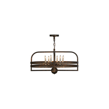 Aldari 6 Light 32" Wide Taper Candle Style Chandelier