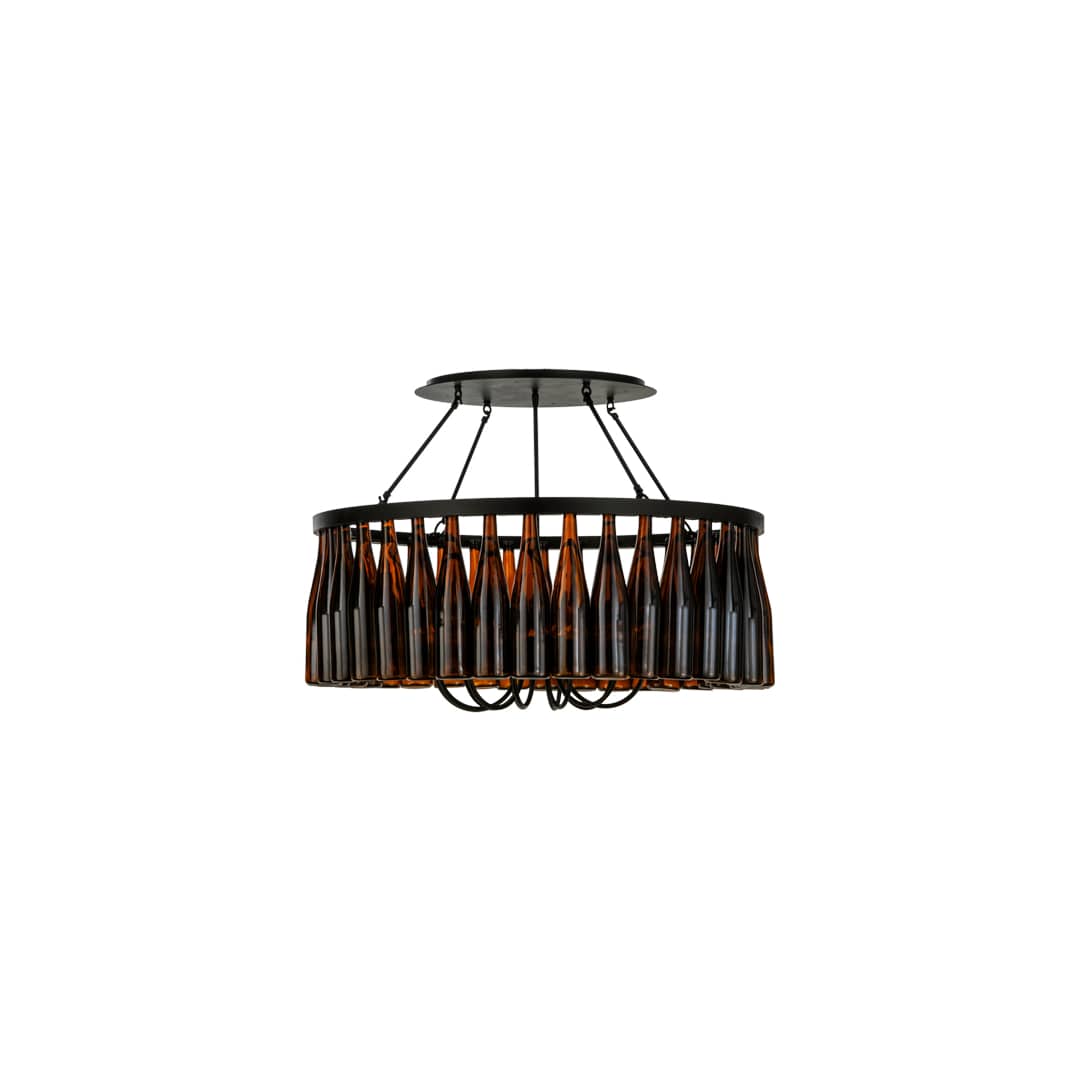 Tuscan Vineyard 12 Light 38" Wide Ring Chandelier