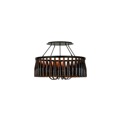 Tuscan Vineyard 12 Light 38" Wide Ring Chandelier
